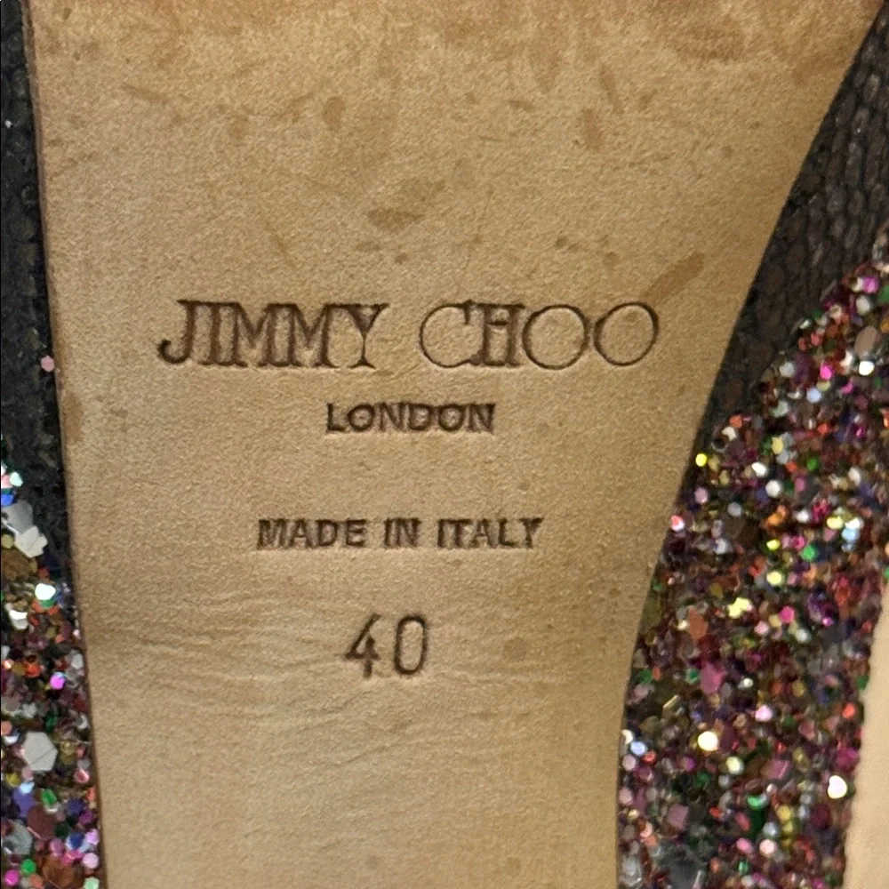 Jimmy Choo Cosmic Glitter Pumps - Picture 12 of 16